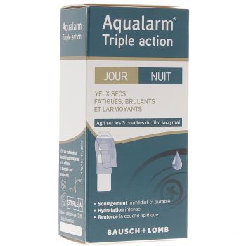 Aqualarm Triple Action Tag & Nacht Bausch Lomb - Lösung 10 ml