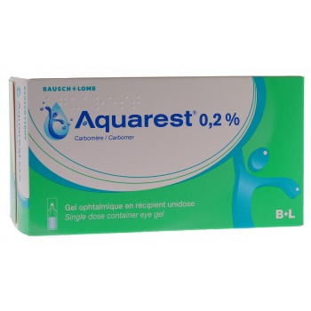 Aquarest 0,2% Augengel - Packung mit 60 Einzeldosen