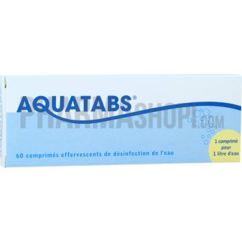 Aquatabs Brausetabletten - Packung mit 60 Tabletten