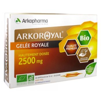 ArkoRoyal Bio-Gelee Royale 2500mg Arkopharma - Packung mit 20 Ampullen