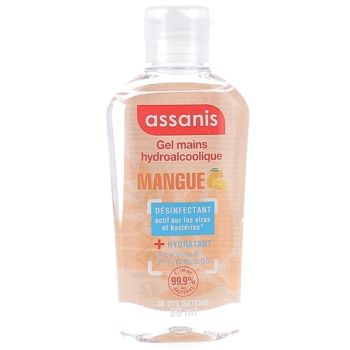 Handdesinfektionsmittel Pocket Mango Duft Assanis - Flasche 80ml