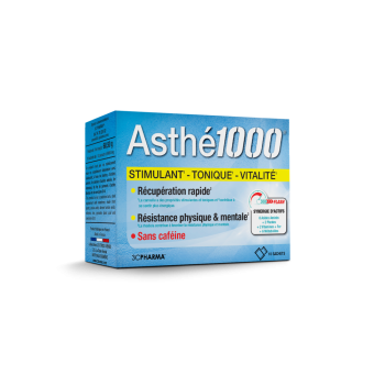 Asthé 1000 körperliche und geistige Erschöpfung 3C Pharma - Packung mit 10 Beuteln