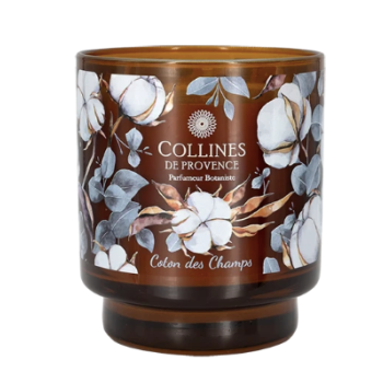 Duftkerze Baumwolle der Felder Collines de Provence - Kerze von 220g