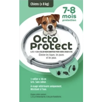 Octo Protect Flohschutzkragen f&uuml;r kleine Hunde Elanco - ein Halsband x 38 cm