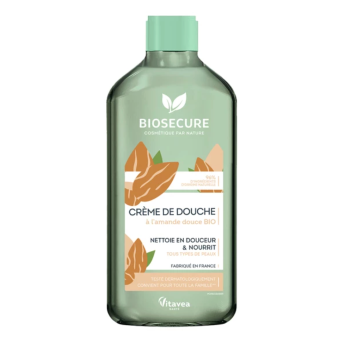 Duschcreme mit süßem BIO-Mandelöl Bio Secure - Flasche mit 500 ml