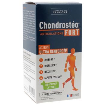 Chondrosteo+ Fort Gelenke Granions - Packung mit 120 Tabletten