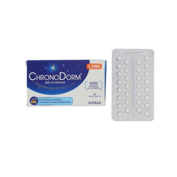 ChronoDorm Melatonin 1.9mg Iprad - 30 Tabletten