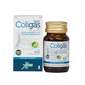 ColiGas Fast Aboca - Packung mit 30 Kapseln