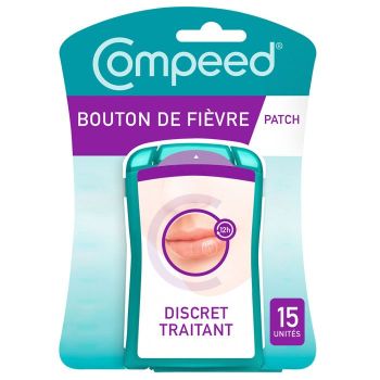 Unsichtbares Fieberbläschen-Pflaster Compeed - Packung mit 15 Pflastern