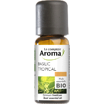 Bio ätherisches Öl von tropischem Basilikum Le Comptoir Aroma - Flasche mit 10 ml