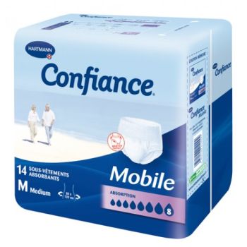Vertrauen mobile Absorption 8 Größe M - 14 saugfähige Unterwäsche