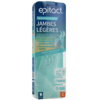 Unsichtbare Einlegesohlen leichte Beine Größe 36/38 Epitact - ein Paar Einlegesohlen