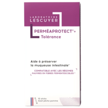 Perméaprotect + Toleranz schützt die Darmschleimhaut Lescuyer - Packung mit 15 Sticks