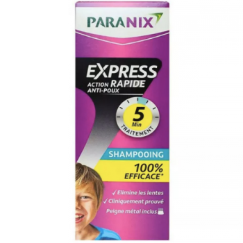 Schnell wirkendes Express-Shampoo gegen Läuse Paranix - Flasche mit 200 ml