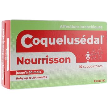 Coquelusédal Säuglingszäpfchen - Packung mit 10 Zäpfchen