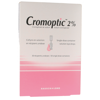 Cromoptic 2% Augentropfen - Packung mit 30 Einzeldosen zu 0,35 ml