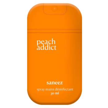 Desinfektionsspray Peach Addict Saneez - Spray mit 30 ml