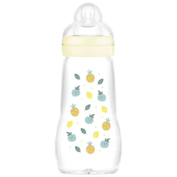 Glasflasche Durchfluss 2 ab 0 Monaten MAM - eine Flasche mit 260 ml