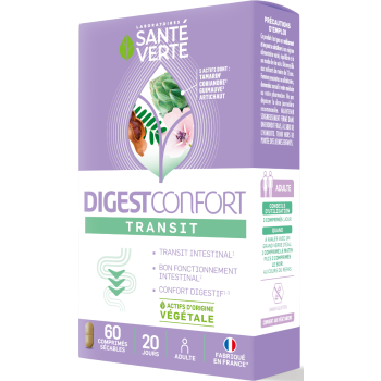 DigestConfort Transit Gesundheit grün - Packung mit 60 Tabletten