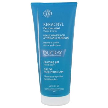 Keracnyl schäumendes Gel für Gesicht und Körper Ducray - Tube mit 200 ml