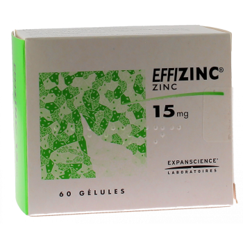 Effizinc 15mg - Packung mit 60 Kapseln