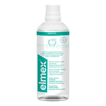 Elmex Sensitive Mundspülung - Flasche mit 400 ml