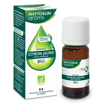 Bio-Zitronenöl Phytosun arôms - Flasche mit 10 ml