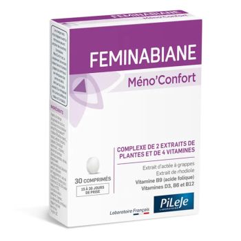 Feminabiane Méno'confort Pileje - Packung mit 30 Tabletten