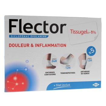 Flector Tissugel 1% EP - 5 medizinische Pflaster