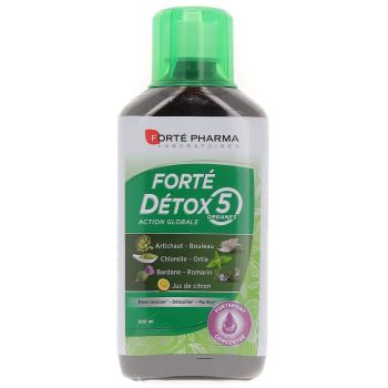 Forte Detox 5 Organe Forte Pharma - Flasche mit 500 ml