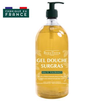 Überfettete Duschgel Beauterra - Flasche mit 1 L