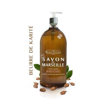 Überfettetes Duschgel Beauterra - Pumpflasche 300 ml