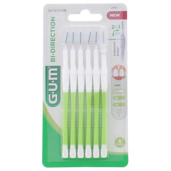 Interdentalbürste Bi-directional 0,7 mm Gum - 6 Bürsten