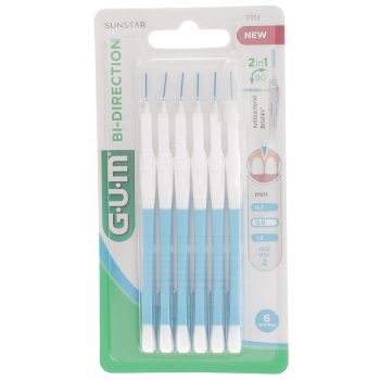 Interdentalbürste Bi-directional 0,9 mm Gum - 6 Bürsten