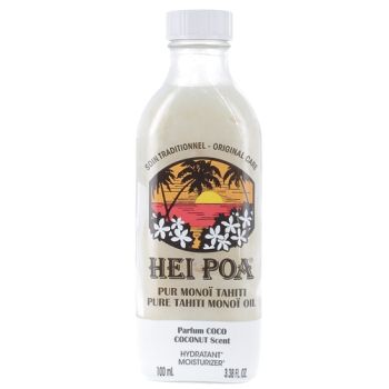 Reines Monoï Tahiti Duft Kokos Hei Poa - Flasche 100 ml