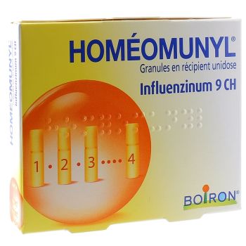 Homéomunyl Granulat in Einzeldosisbehältern Boiron - Packung mit 4 Einzeldosisbehältern