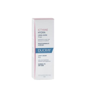 Ictyane Hydra leichte Gesichtscreme für normale bis trockene Haut Ducray - Tube mit 40 ml