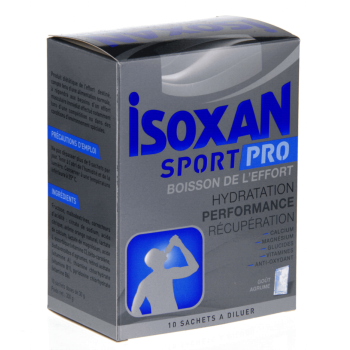 Isoxan PRO Sportgetränk mit Zitrusgeschmack - 10 Beutel zum Verdünnen