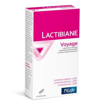Lactibiane Reise 480 mg Pileje - Packung mit 14 Kapseln
