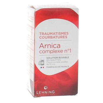 Arnica komplex Nr. 01 Lösung zum Einnehmen in Tropfen Lehning - Flasche mit 30 ml