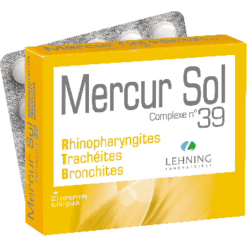 Mercur sol komplex Nr. 39 Lehning - Packung mit 60 Tabletten