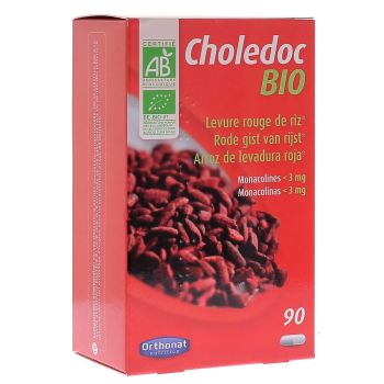 Choledoc Rote Reismehl Bio Orthonat - Packung mit 90 Kapseln