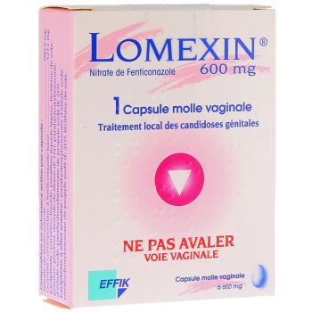 Lomexin 600mg Weichkapsel vaginal - Packung mit einer Kapsel