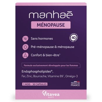 Manhaé Menopause Vitavea - Packung mit 30 Kapseln