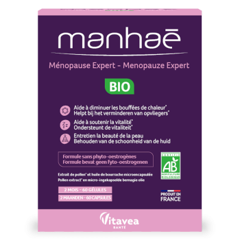 Manhaé Menopause Bio-Expert Vitavea - Packung mit 60 Kapseln