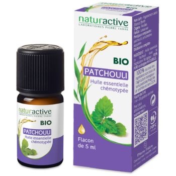 Ätherisches Patchouli-Öl BIO Naturactive - Flasche mit 5 ml