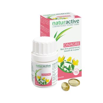 Elusanes Nachtkerze Naturactive - Packung mit 30 Kapseln