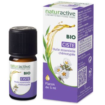 Ätherisches Öl von BIO Naturactive Zistrose - Flasche mit 5 ml