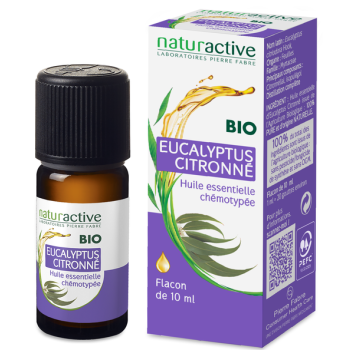 Ätherisches Öl von Zitrone-Eukalyptus BIO Naturactive - Flasche mit 10 ml