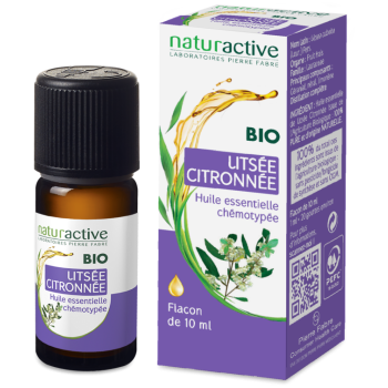 Ätherisches Öl von Zitronenverbene BIO Naturactive - Flasche mit 10 ml